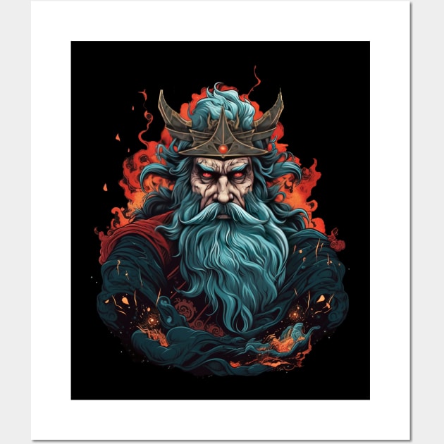 Hades, King of the Dead and Underworld Wall Art by Kawaii Cuties